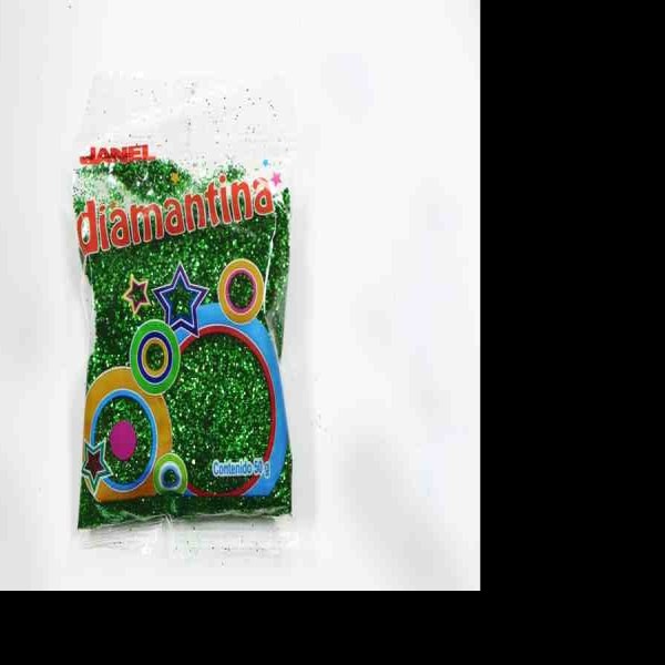 DIAMANTINA FINA BOL. 50G. 05 VERDE BANDERA E.20